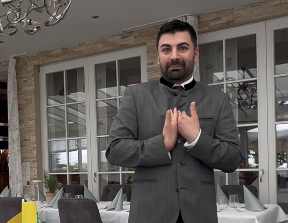 Muhanad al- Halak beim Sommerfest der FDP Nürnberger Land