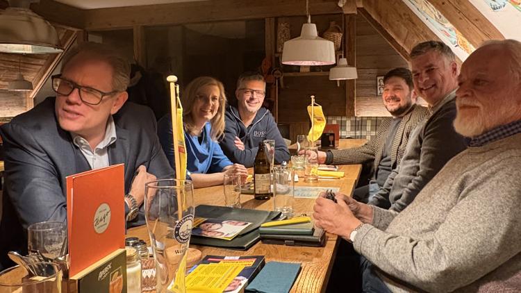 Gäste beim Meet-Up in Lauf 