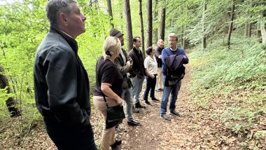 Waldspaziergang mit der FDP im Nürnberger Land.