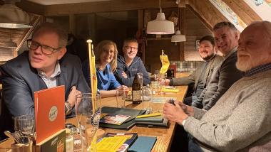 Gäste beim Meet-Up in Lauf